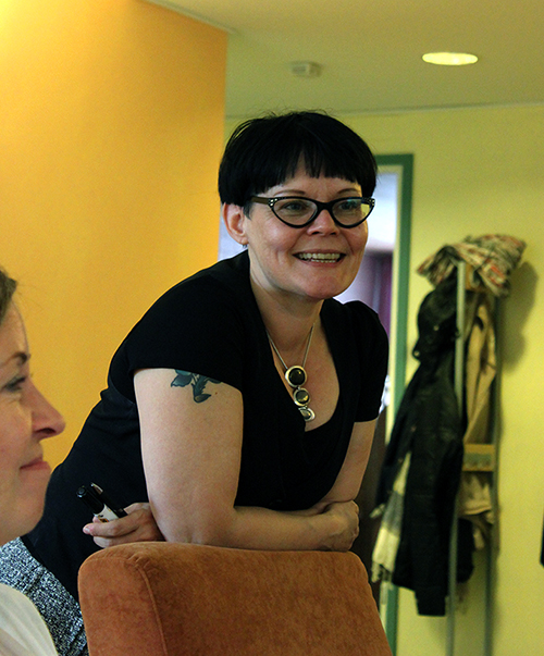  Päivi oli innostava workshopin vetäjä.